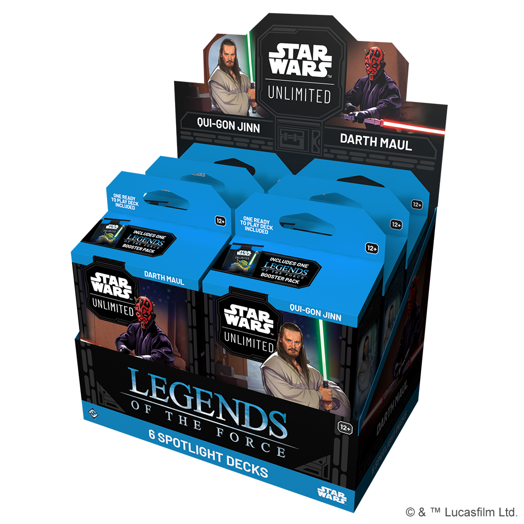 FFG - Star Wars: Unlimited - Legends of the Force Spotlight Deck (2 verschiedene) - Englisch