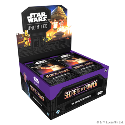 FFG - Star Wars: Unlimited - Secret of Power Booster Display (24 Booster) - Englisch