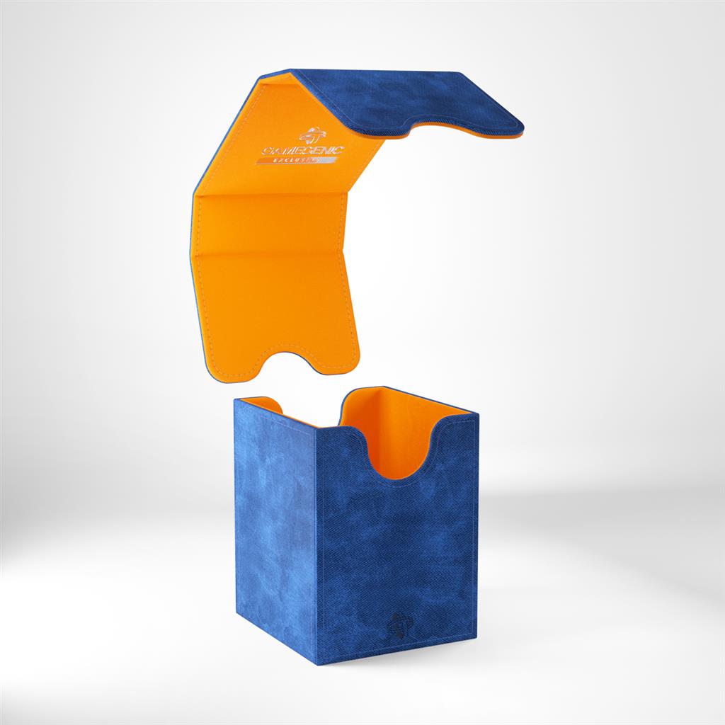 Gamegenic - Squire 100+ XL EXCLUSIVE LINE Blue / Blau / Orange Deck Box