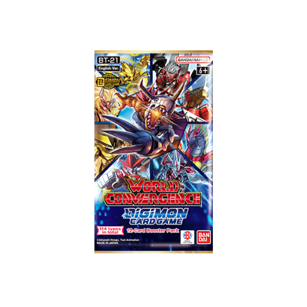 Digimon Card Game - World Convergence - BT21 Booster (1 Pack) Englisch