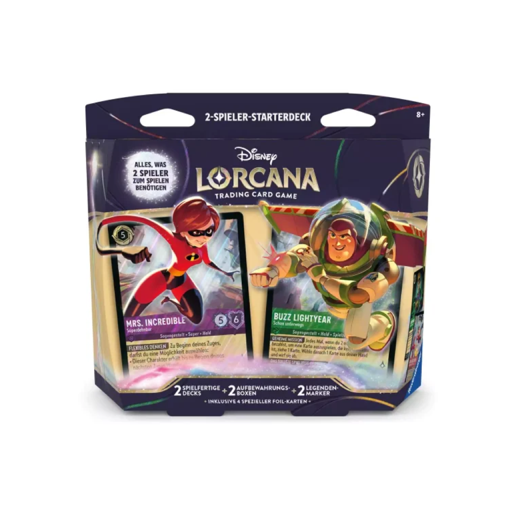 Disney Lorcana - Unbekannte Wildnis Zwei Spieler Starter Deck Deutsch