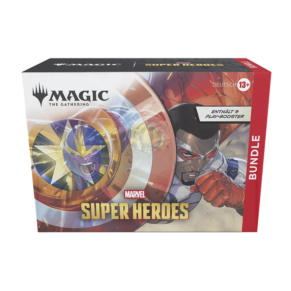 MTG - Magic the Gathering - Marvel Super Heroes - Bundle (9 Packs) Deutsch