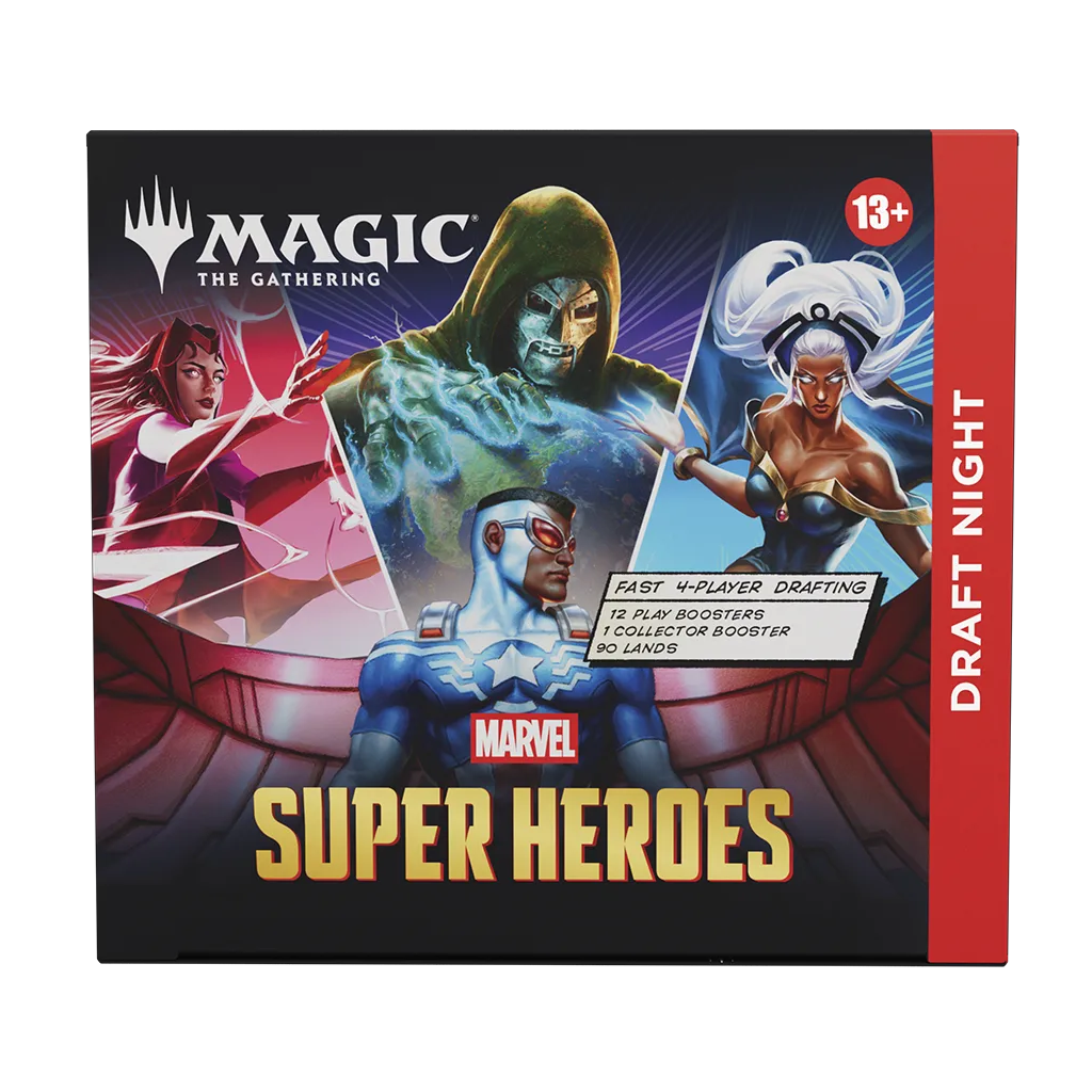 MTG - Magic the Gathering - Marvel Super Heroes - Draft Night (12+1 Packs) Englisch