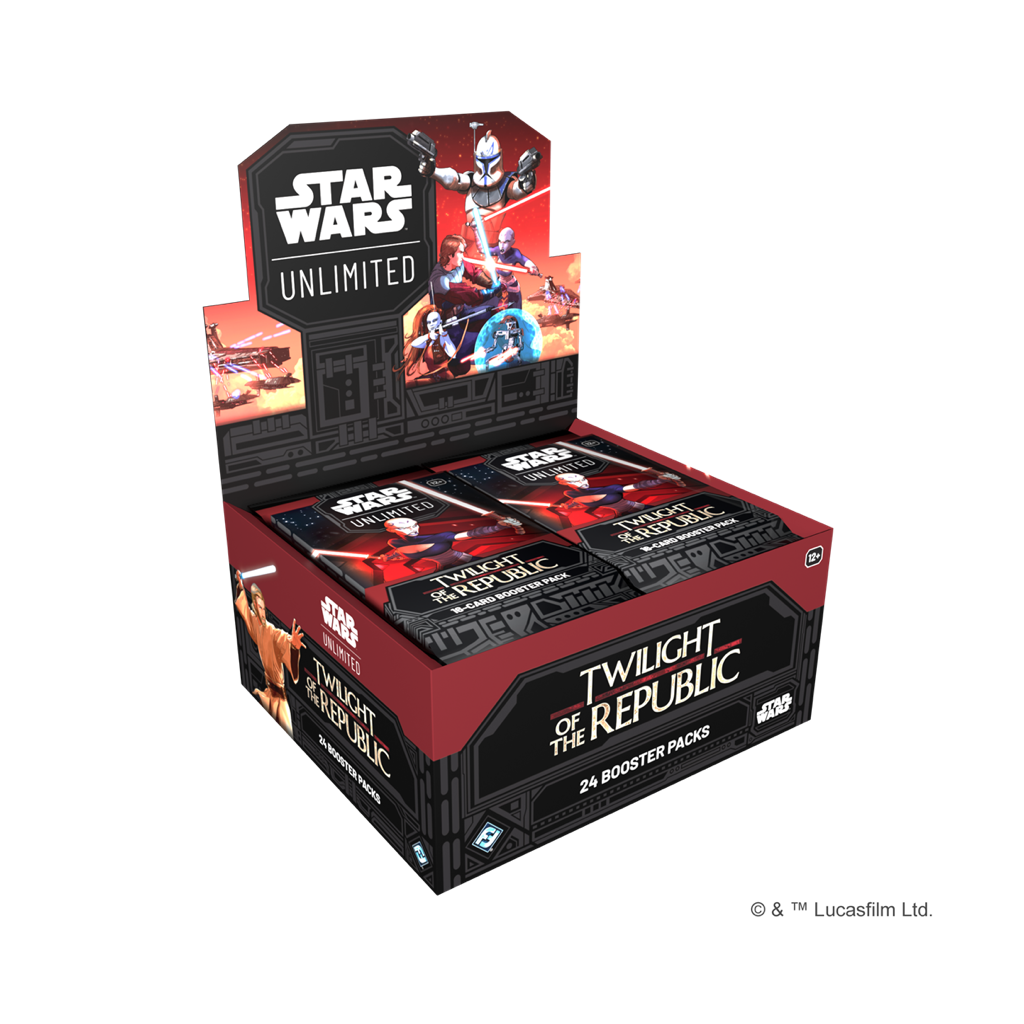 FFG - Star Wars: Unlimited - Twilight of the Republic Booster Display Englisch