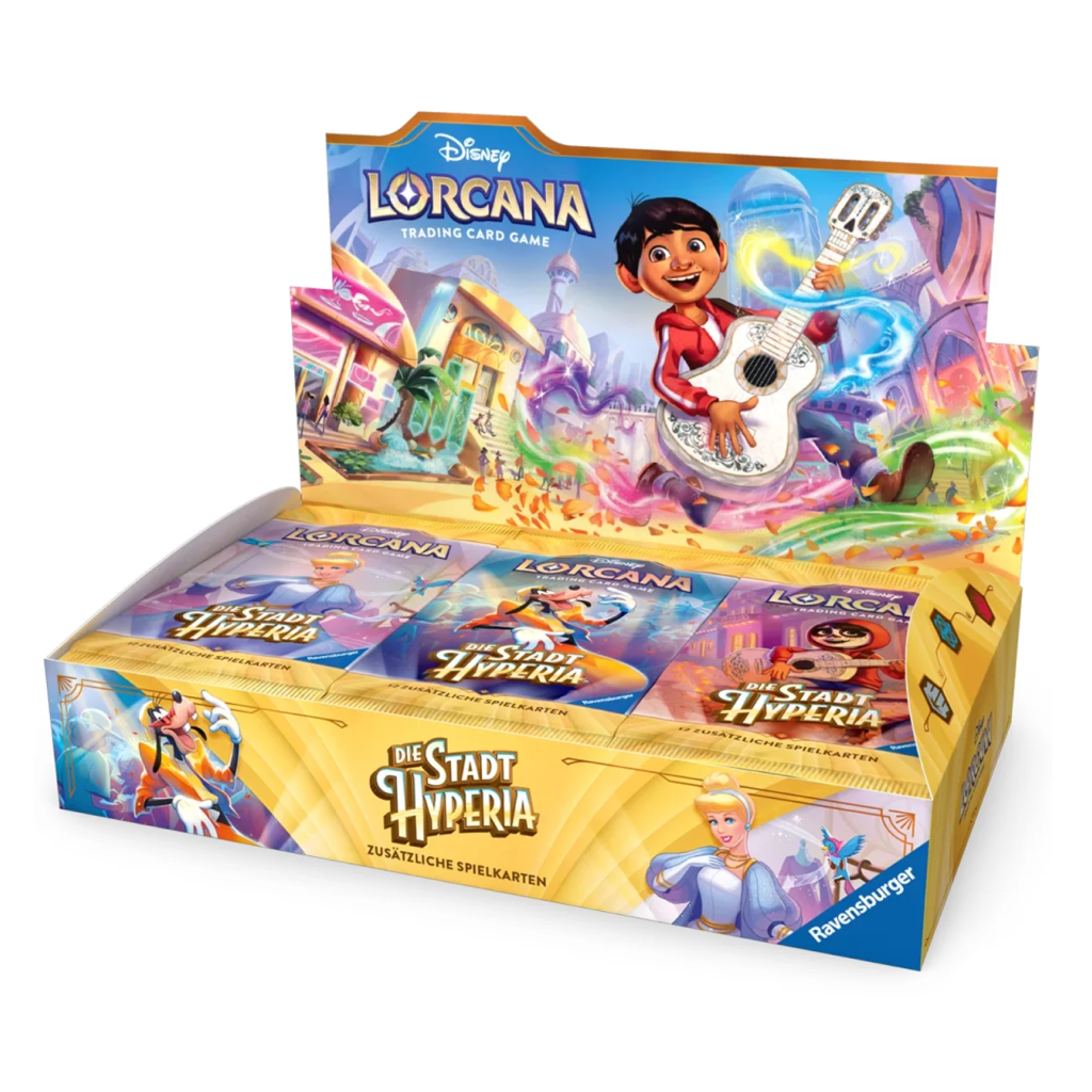 Disney Lorcana - Die Stadt Hyperia ! Booster Display (24 Packs) Deutsch ab 23.10.2026