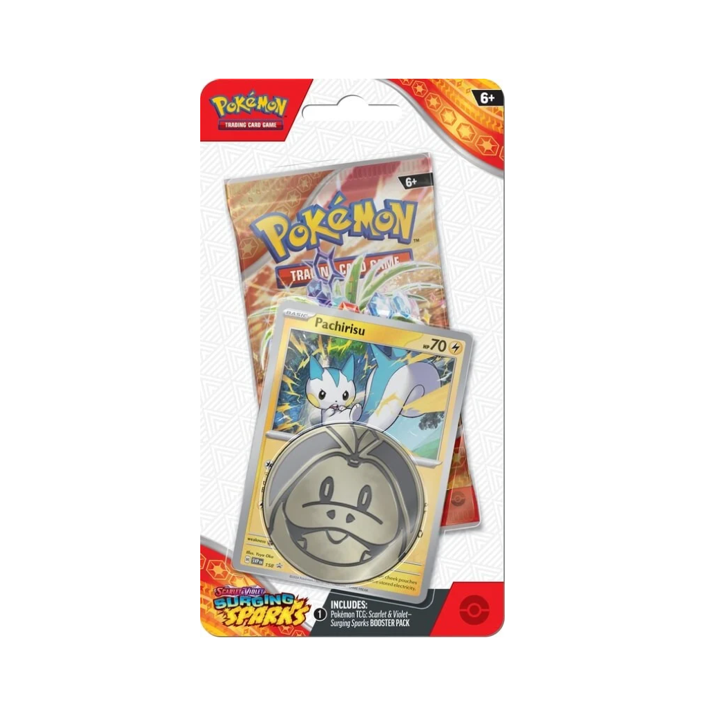 Pokemon Scarlet & Violet - Surging Sparks Checklane Blister / 2 Varianten Englisch