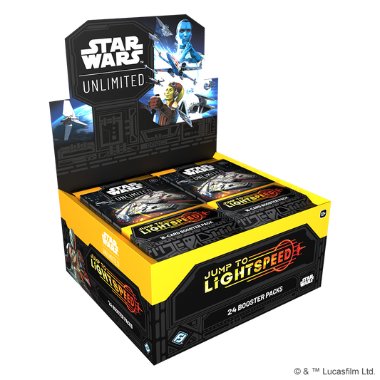 FFG - Star Wars: Unlimited - Jump to Lightspeed Booster Display (24 Booster) - Englisch