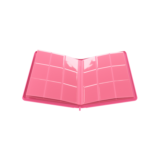 Gamegenic - Zip Up Album - 18 Pocket Binder Pink - 360 Karten