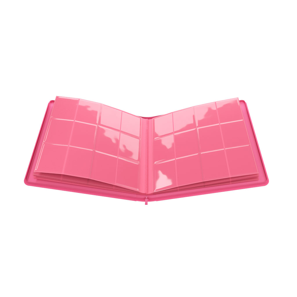 Gamegenic - Zip Up Album - 24 Pocket Binder Pink - 480 Karten