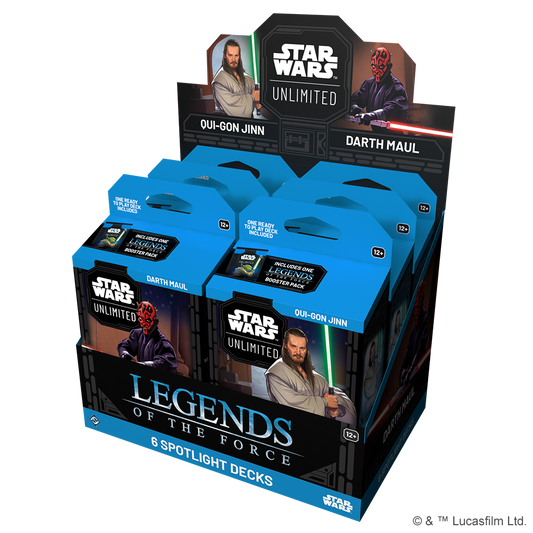 FFG - Star Wars: Unlimited - Legends of the Force Spotlight Deck (2 verschiedene) - Englisch