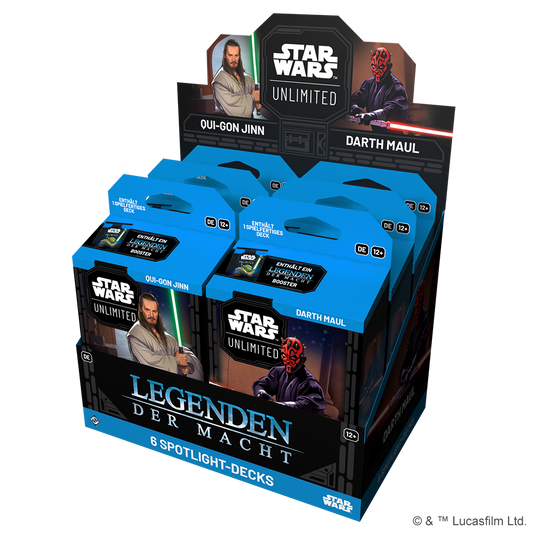 FFG - Star Wars: Unlimited - Legenden der Macht Spotlight Deck (2 verschiedene) - Deutsch