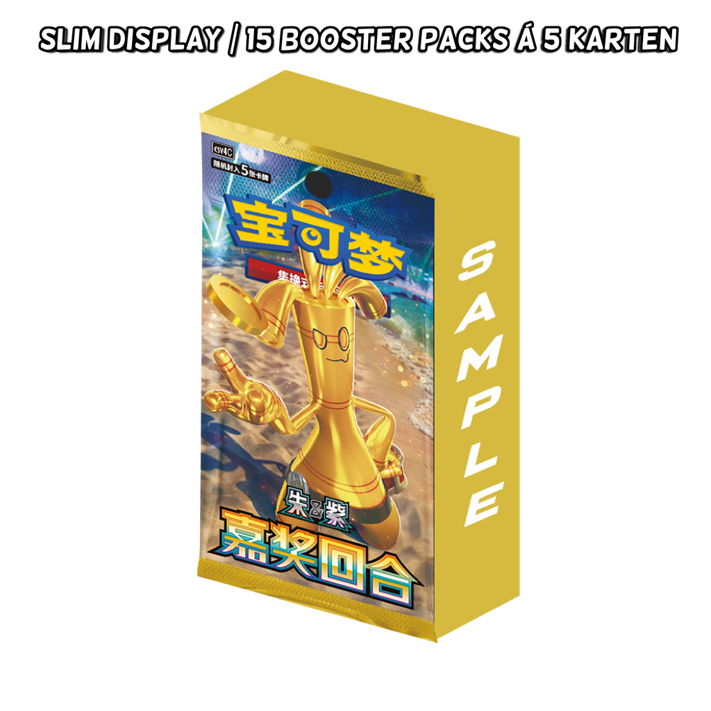 Pokemon Bonus Round / Reward Round csv4C Slim Display Chinesisch