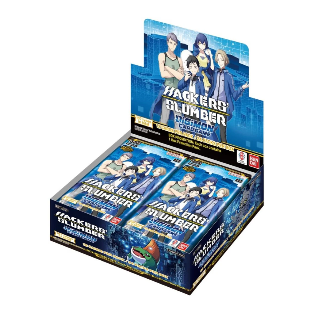 Digimon Card Game - Hackers’ Slumber BT23 Display Englisch