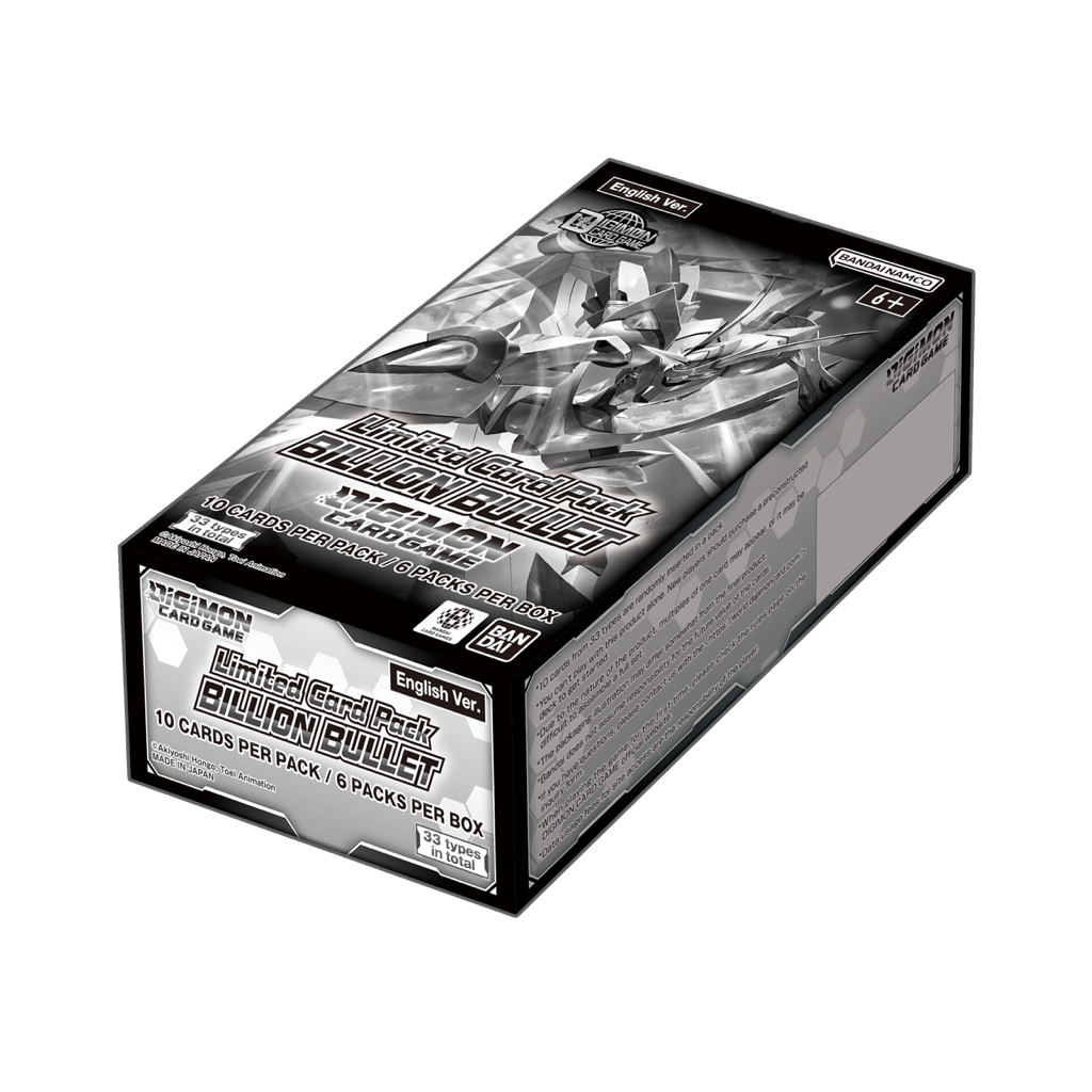 Digimon Card Game - Limited Card Pack Billion Bullet LM-06 Display Englisch