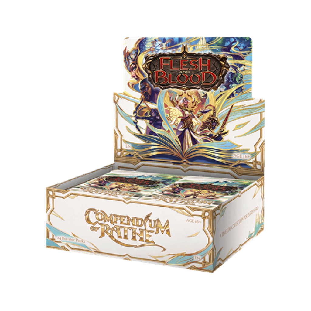Flesh and Blood TCG - Compendium of Rathe Premium Booster Display (24 Packs) Englisch