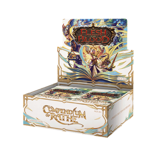 Flesh and Blood TCG - Compendium of Rathe Premium Booster Display (24 Packs) Englisch