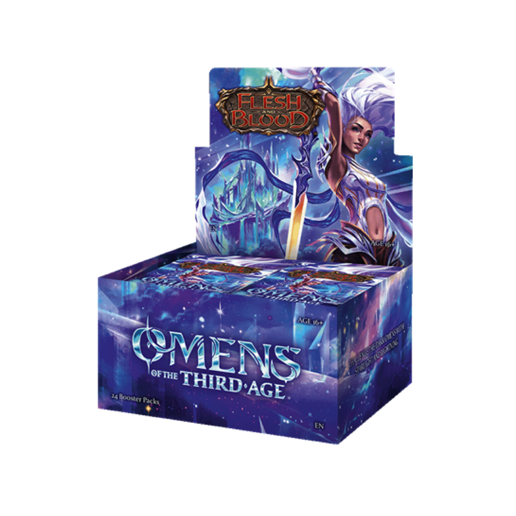 Flesh and Blood TCG - Omens of the Third Age Booster Display (24 Packs) Englisch