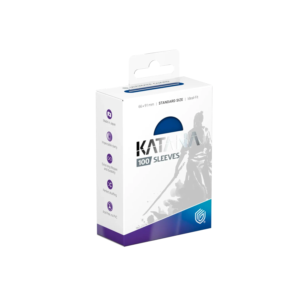 Ultimate Guard Katana Sleeves Standard Size (100 Sleeves) -  Blue Bird