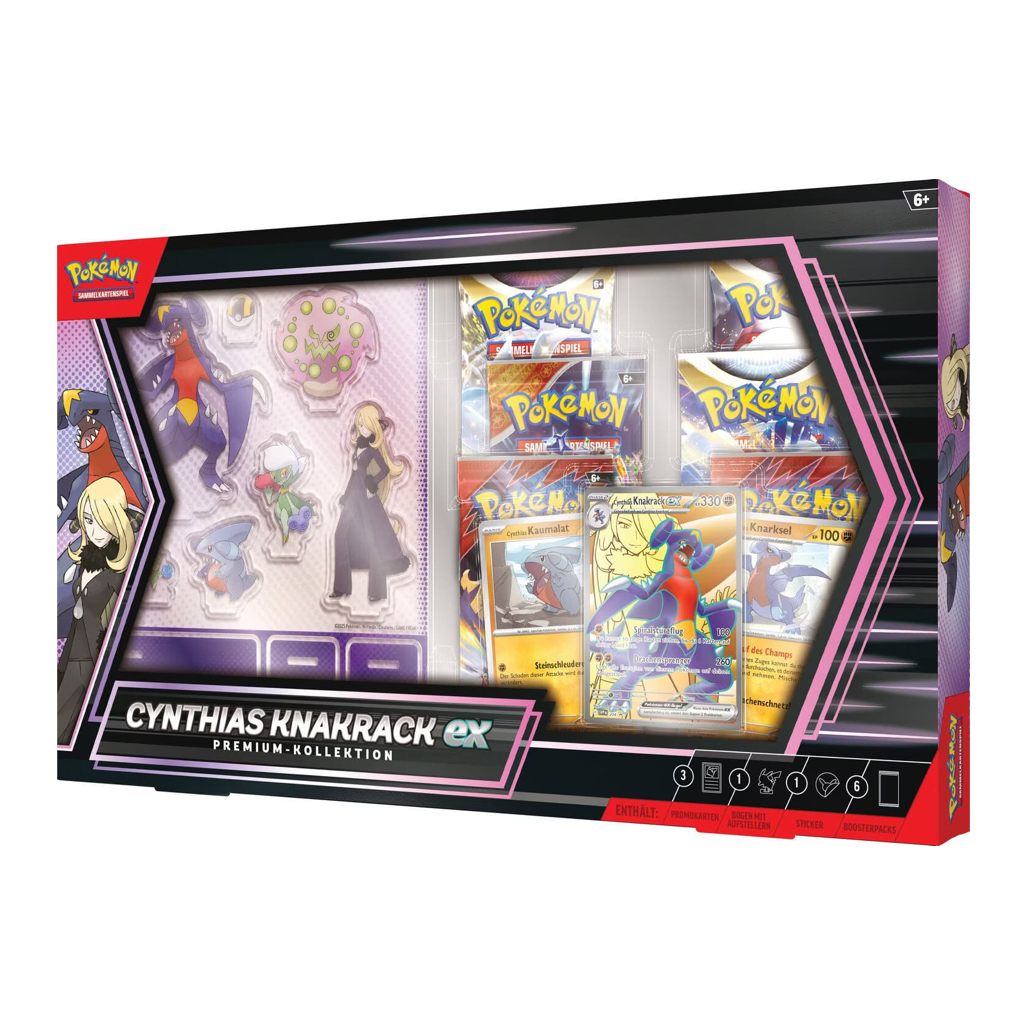 Pokemon Cynthias Knakrack ex Premium Kollektion Deutsch