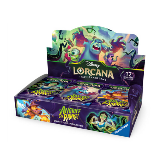 Disney Lorcana - Angriff der Ranke ! Booster Display (24 Packs) Deutsch