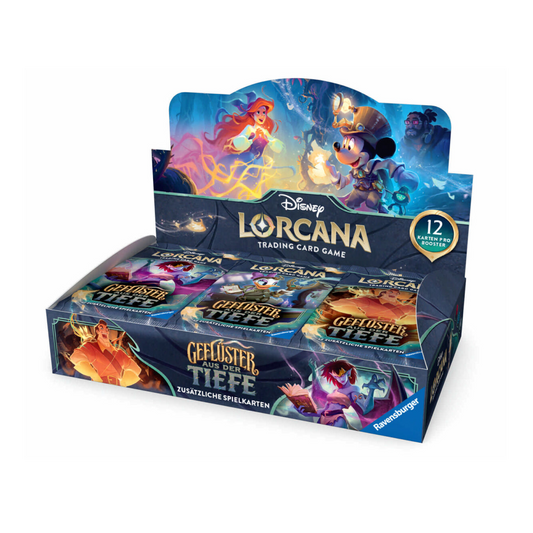 Disney Lorcana - Geflüster aus der Tiefe Booster Display (24 Packs) Deutsch