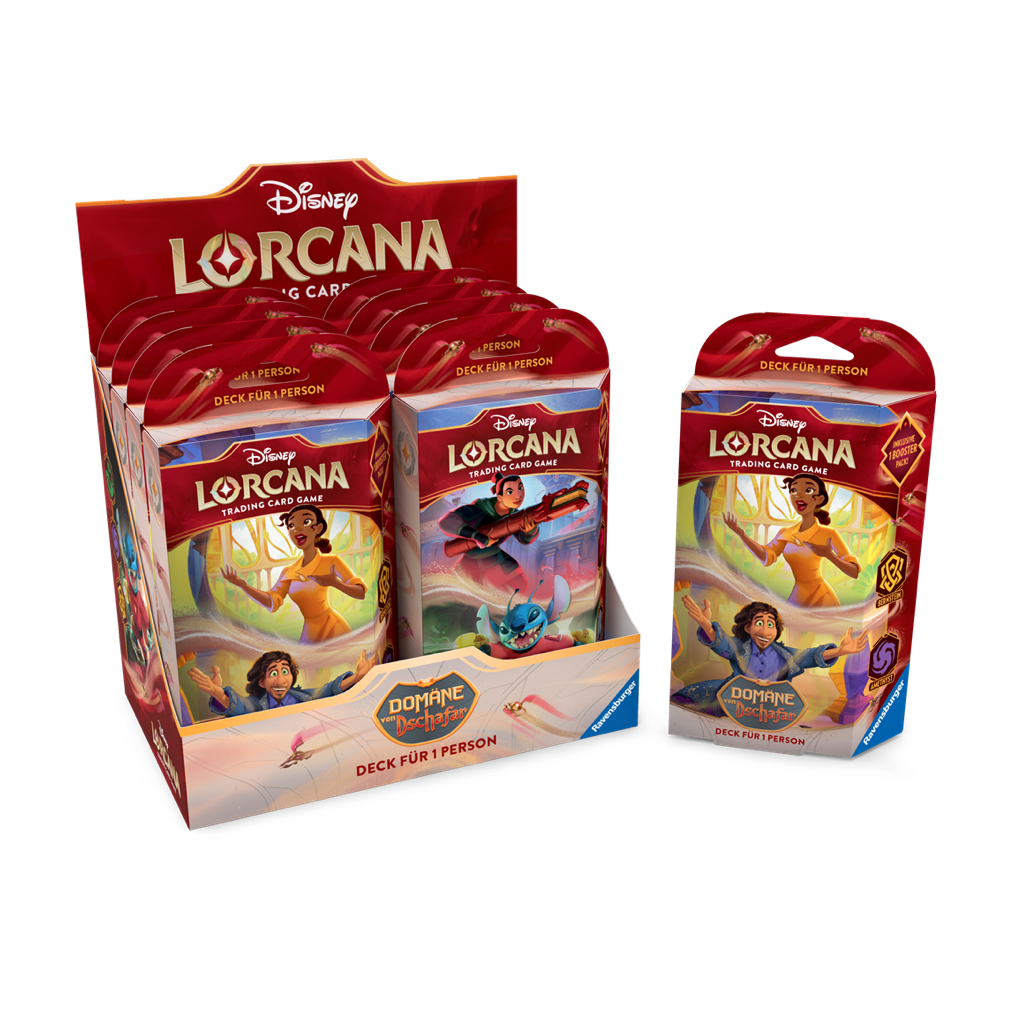 Disney Lorcana - Domäne von Dschafar - 2 verschiedene Starter Decks Deutsch