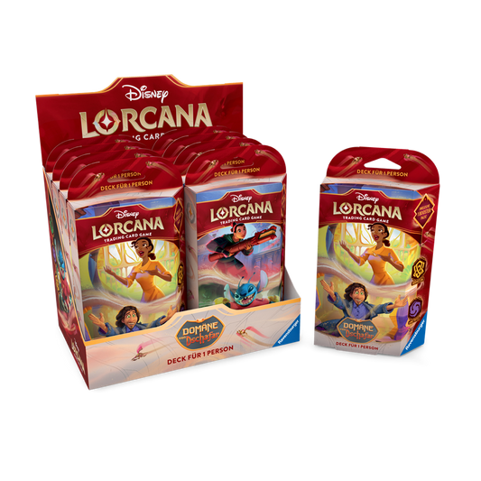 Disney Lorcana - Domäne von Dschafar - 2 verschiedene Starter Decks Deutsch