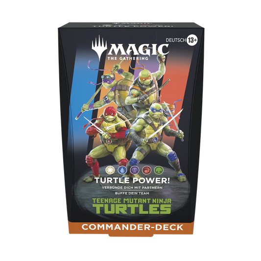 MTG - Magic the Gathering - Teenage Mutant Ninja Turtles Commander-Deck Turtle Power! Deutsch