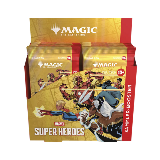 MTG - Magic the Gathering - Marvel Super Heroes - Sammler Booster Display (12 Packs) Deutsch