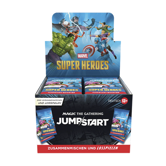 MTG - Magic the Gathering - Marvel Super Heroes - Jumpstart Display (24 Packs) Deutsch