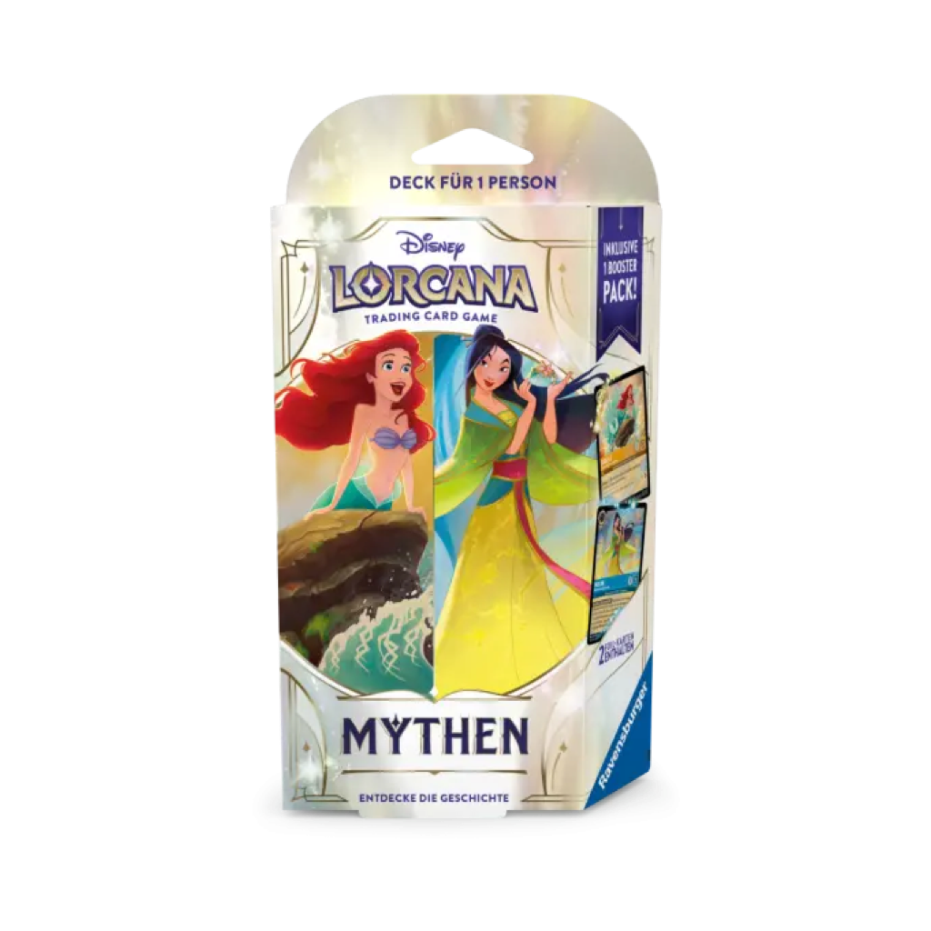 Disney Lorcana - Mythen - 2 verschiedene Starter Decks Deutsch