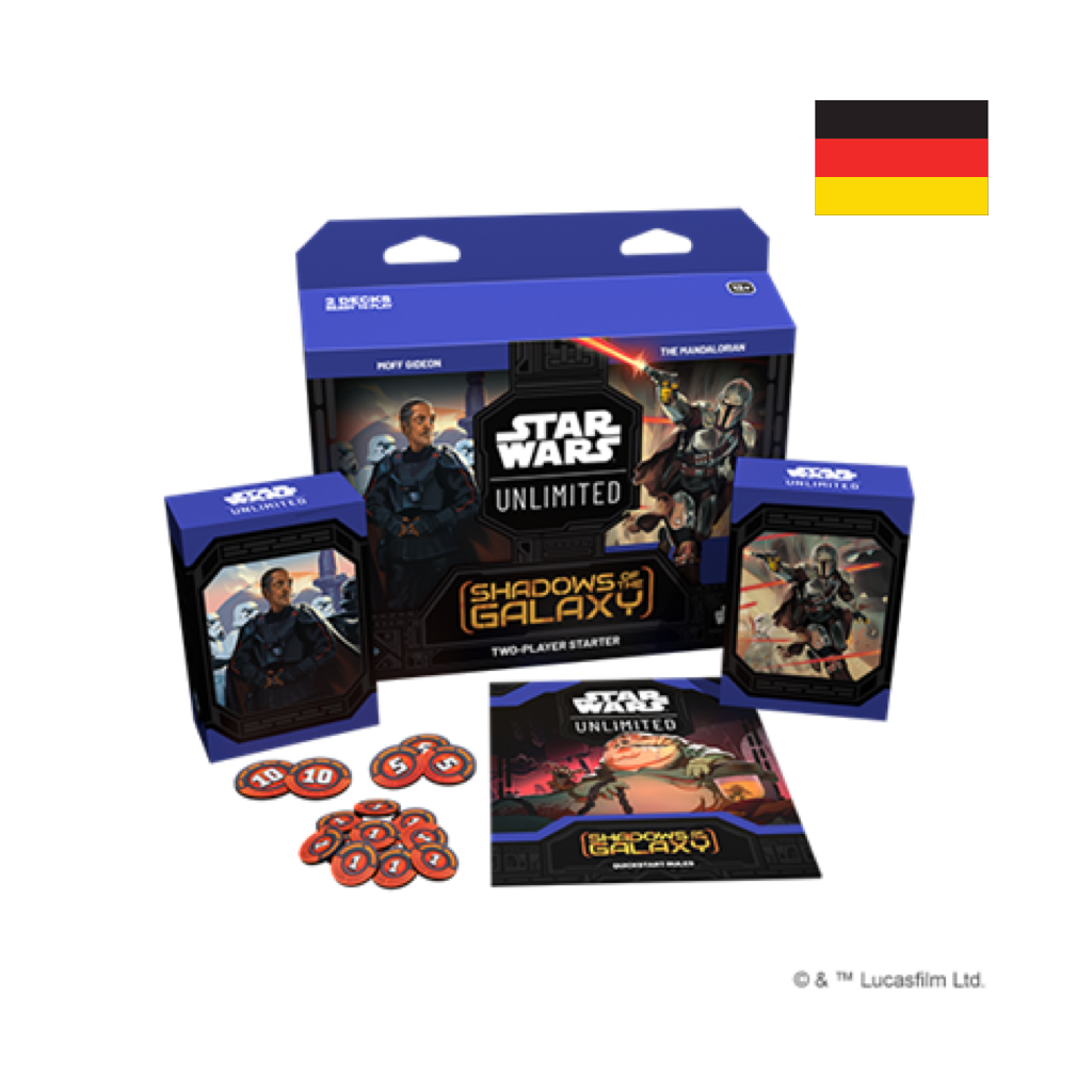 FFG - Star Wars: Unlimited - Schatten der Galaxis / Shadows of the Galaxy Zwei Spieler Starter Set Deutsch
