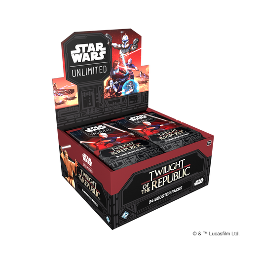 FFG - Star Wars: Unlimited - Twilight of the Republic Booster Display Englisch