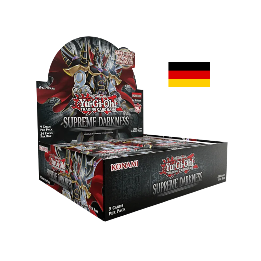 Yu-Gi-Oh! Supreme Darkness Booster Display (24 Packs) Erste Auflage Deutsch