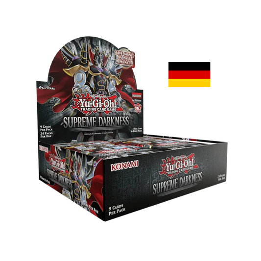 Yu-Gi-Oh! Supreme Darkness Booster Display (24 Packs) Erste Auflage Deutsch