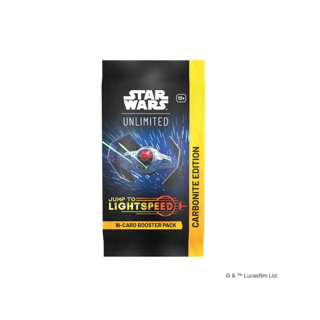 FFG - Star Wars: Unlimited - Jump to Lightspeed Carbonite Booster (1 Booster) - Englisch