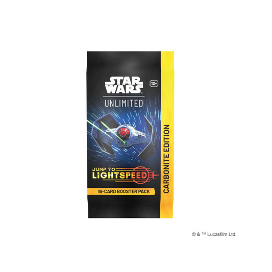 FFG - Star Wars: Unlimited - Jump to Lightspeed Carbonite Booster (1 Booster) - Englisch