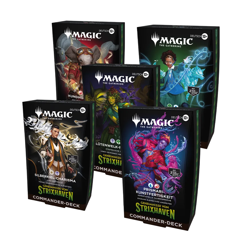 MTG - Magic the Gathering - Geiheimnisse von Strixhaven Commander Deck (5 Varianten) Deutsch