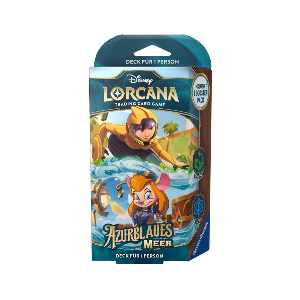 Disney Lorcana - Azurblaues Meer - 2 verschiedene Starter Decks Deutsch
