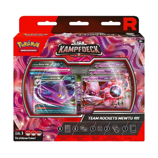 Pokemon Team Rockets Mewtu Liga Kampfdeck Deutsch