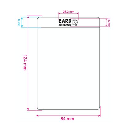 Card Collector Premium Semi-Rigid Submission Cardsaver 1/2" (Anzahl frei wählbar)