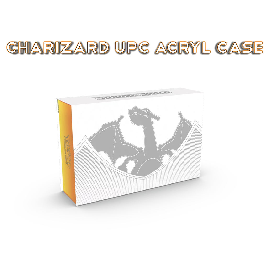Acryl Schutz Case für Pokemon Charizard / Glurak UPC Englisch & Deutsch 2022 (magnetisch)